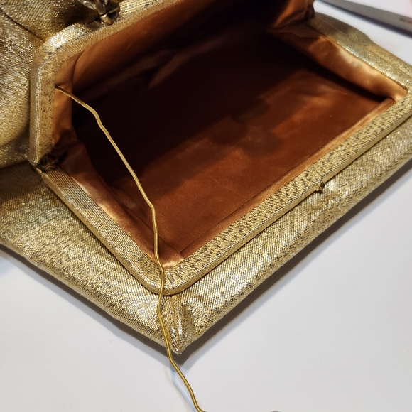 Vintage Gold Evening Handbag - Picture 5 of 9